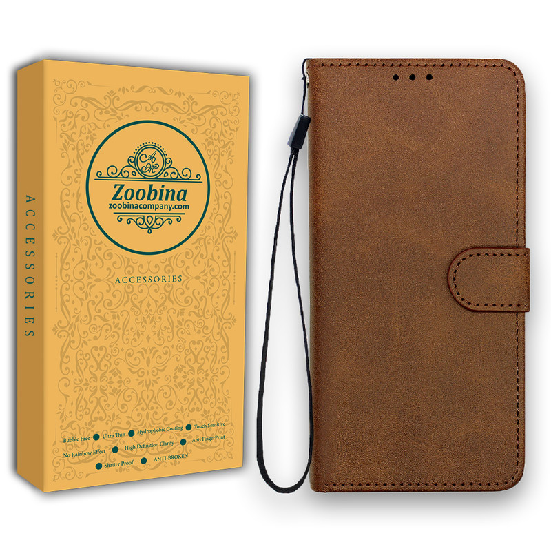 کیف کلاسوری زوبینا مدل zooma مناسب برای گوشی موبایل سامسونگ Galaxy S8 plus